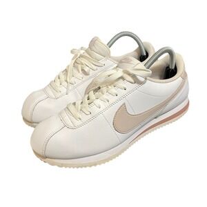 Nike Cortez Womens 10.5 White Platinum Violet Pink DN1791-105 Leather Shoes